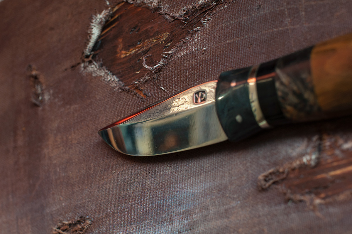 custom made custom crafted knife custom made knife object design craft woodcutting leather