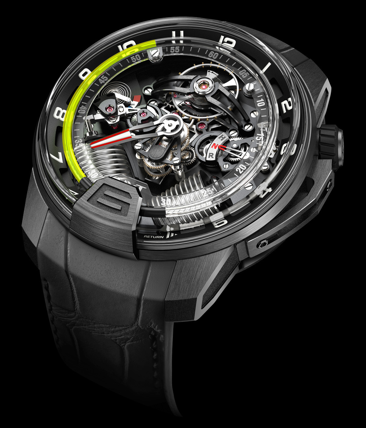 hyt h2 watch fluid Mechanic design science fiction Watches Liquid montre horology horlogerie wristwatch