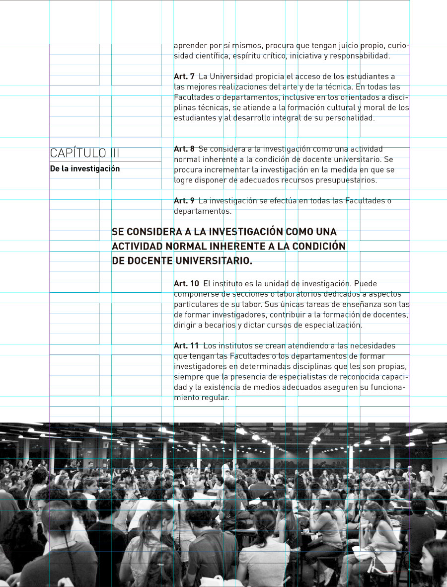 revista dominical tipografia grilla diseño economia diario argentina Ediotorial