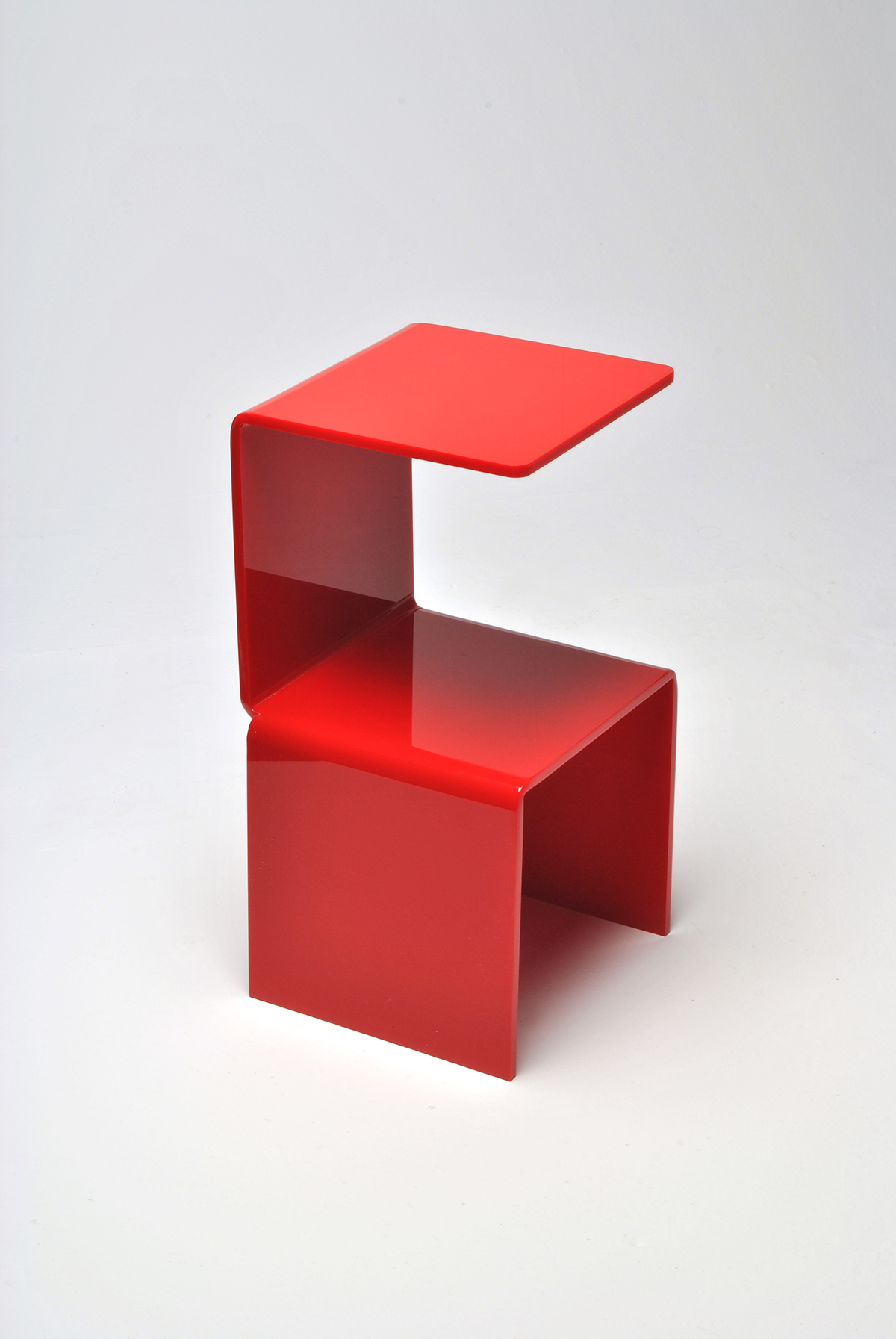 vermelha side table mesa lateral.hugo sigaud design red
