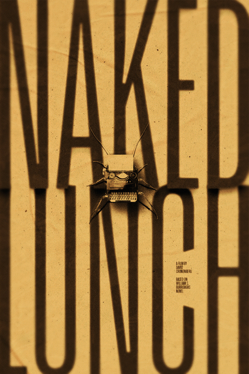 Poster design for 'Naked Lunch'.