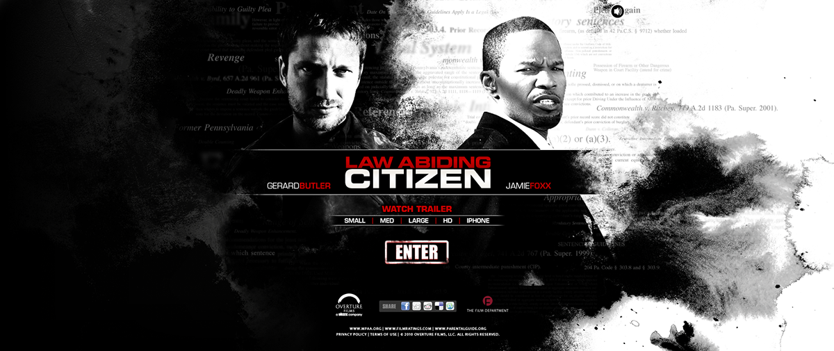 Law Abiding Citizen Website Website