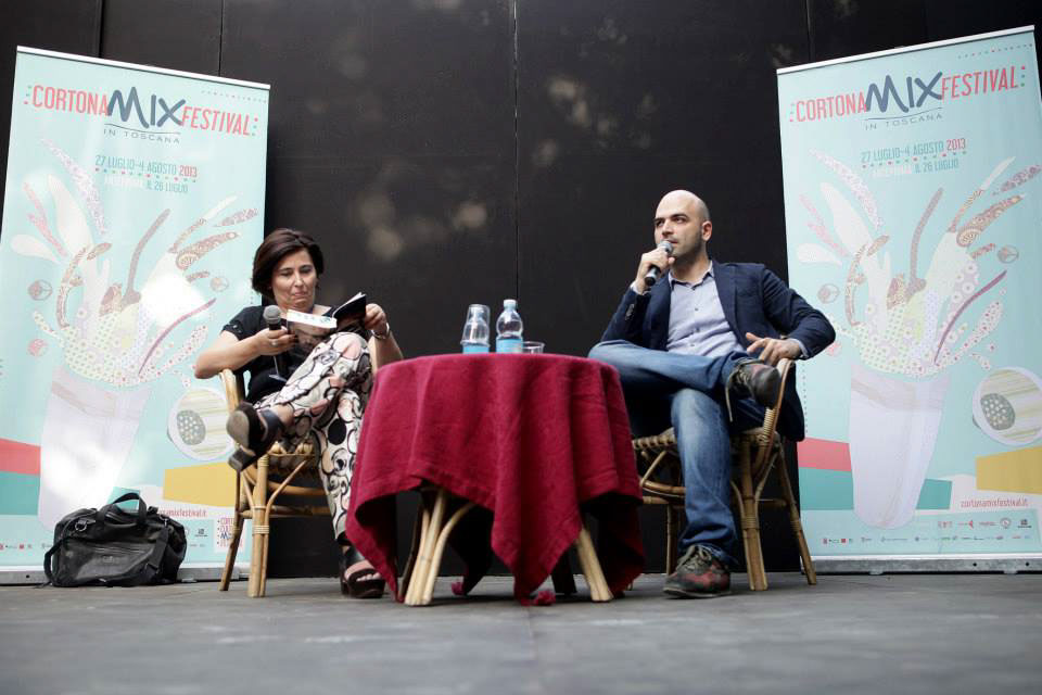 annamaria santoro jannozz roberto saviano cortona mix festival toscana editoria eventi cultura italia grafica