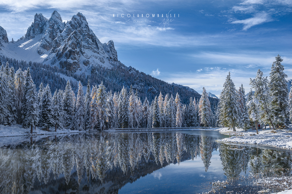 Adobe Portfolio dolomites Landscape mountains tre cime Lavaredo Misurina antorno winter lake Dolomiti