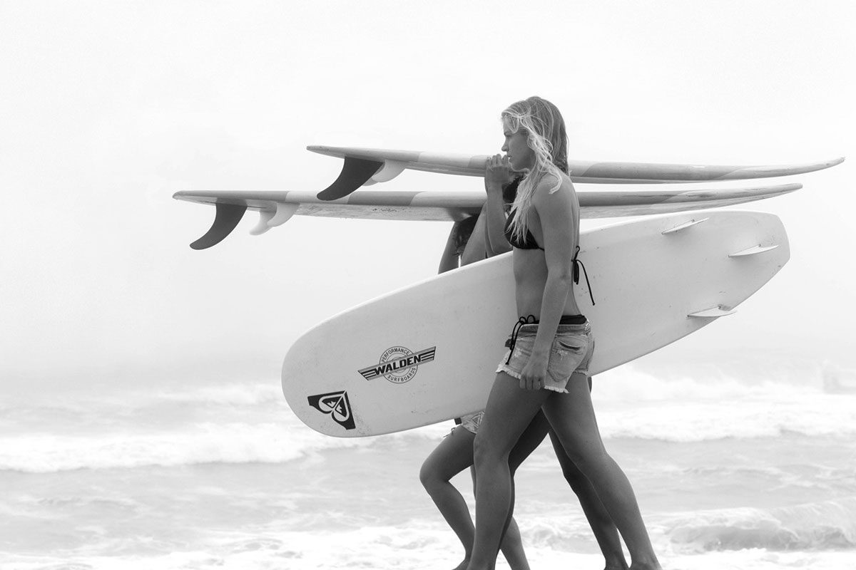 surfer sports woman Bathing Suits bikinis beach California