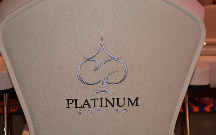 logo casino Platinum spade corporate identity slogan Interior business card symbol Playing Cards pattern ornament chip