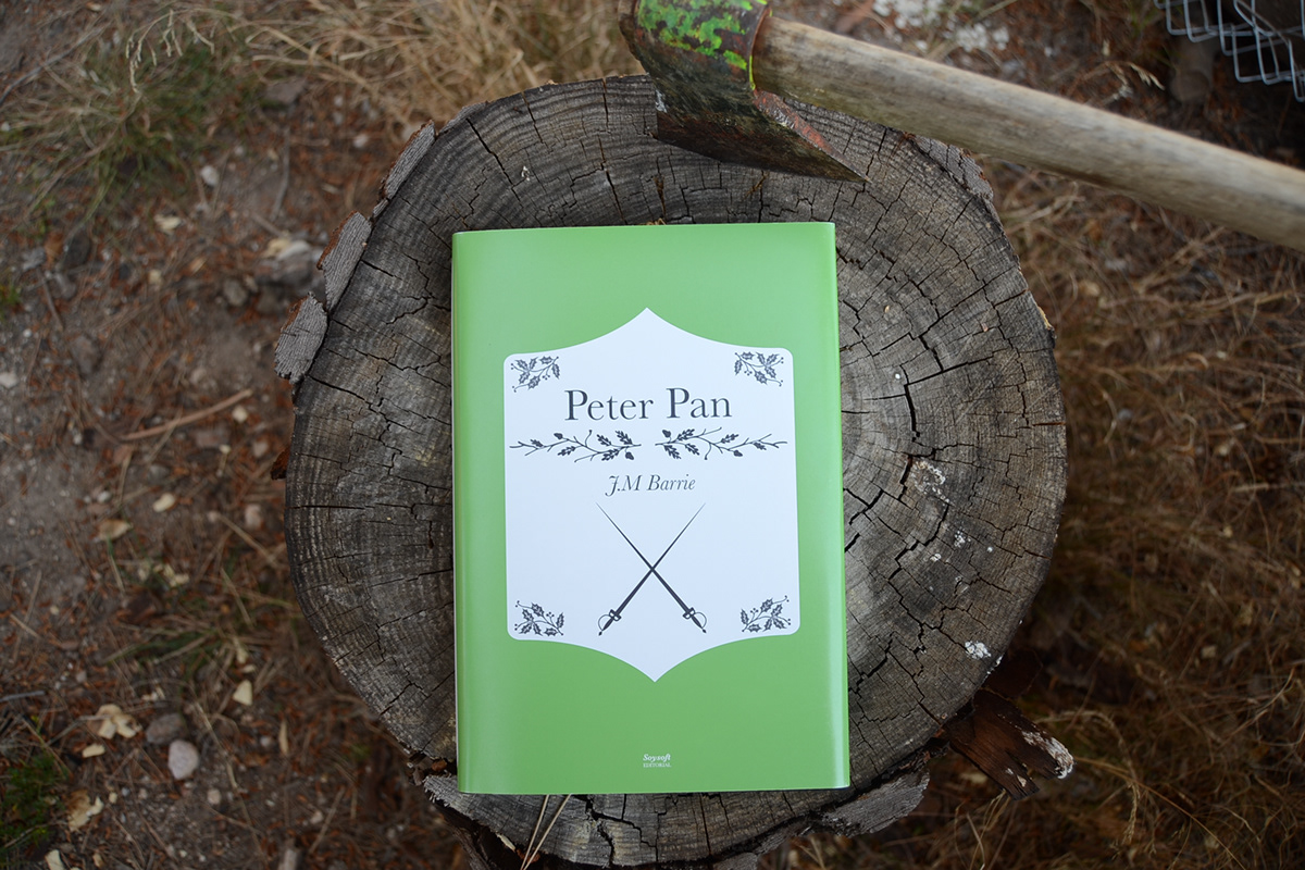 peter pan book editorial redesign