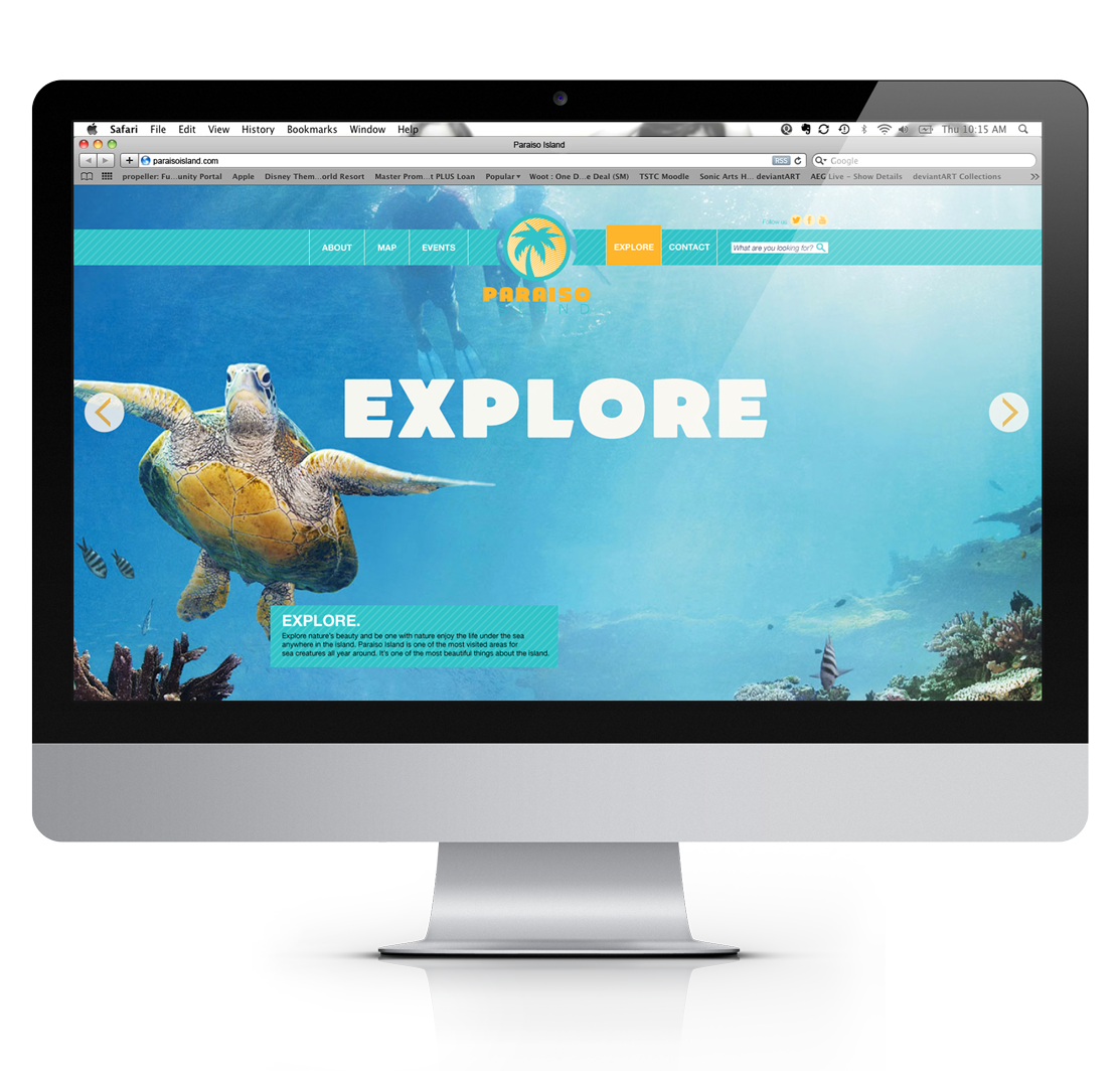 paradise Island design surfing islands Nature vacation water beach Ocean Promotion fictional Cities Website bumper