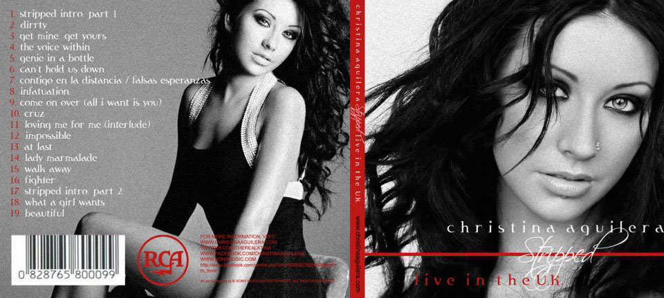 fanmade fanart cover Christina Aguilera xtina Stripped