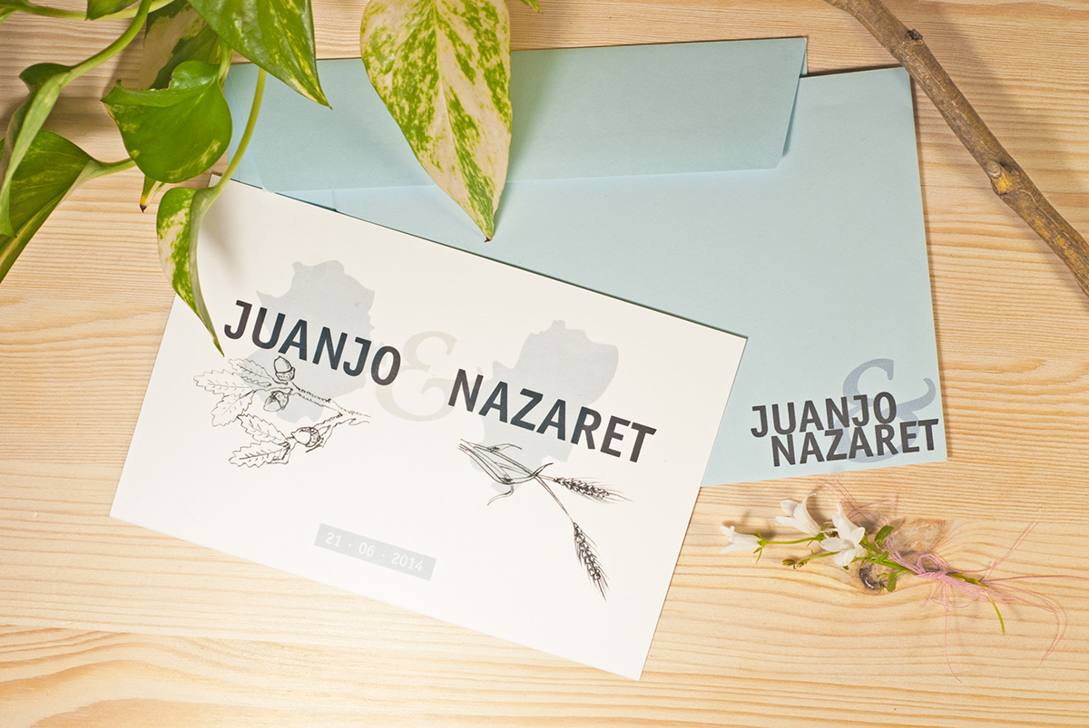 ilustracion manualidades Sobre envelope wedding Boda handmade lettering diseño invitación