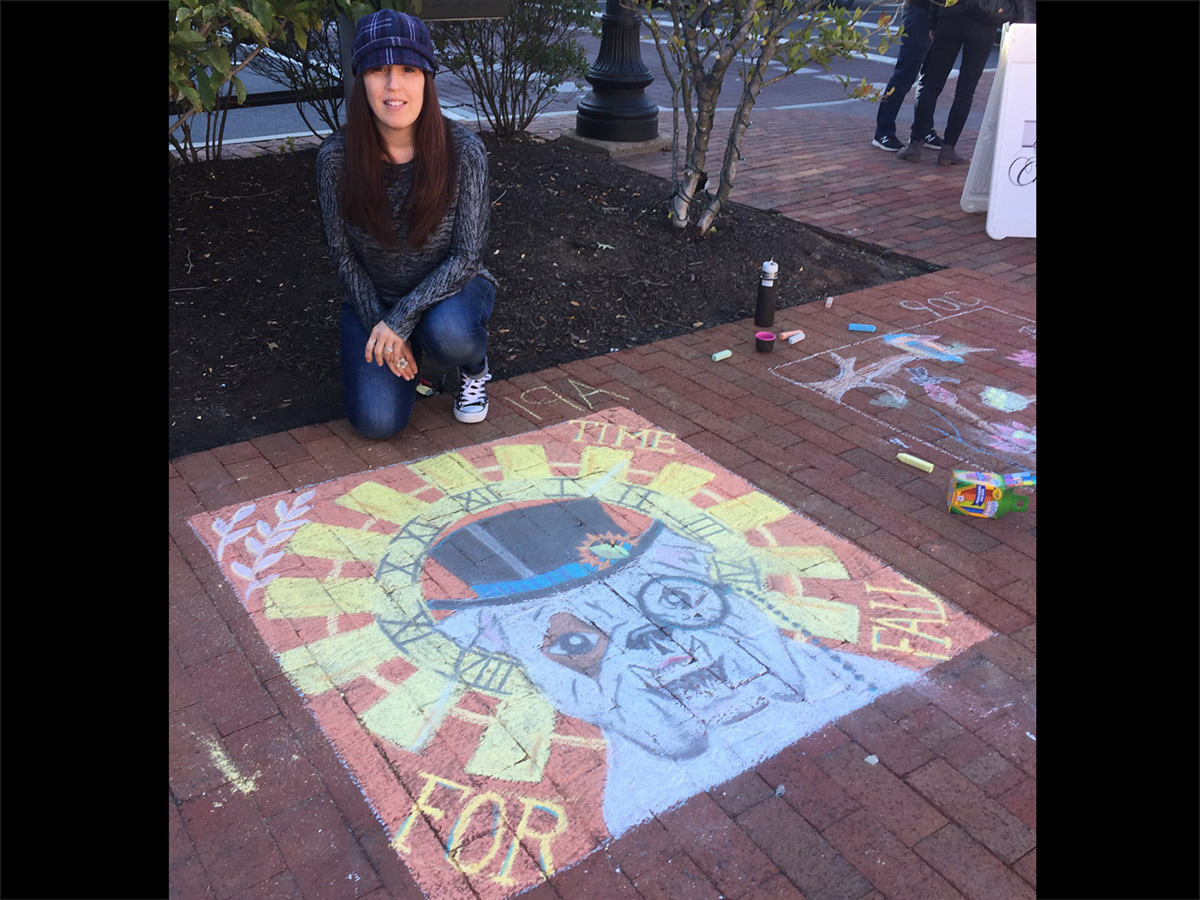 2019 New Haven Chalk Art Festival at the Shops At Yale