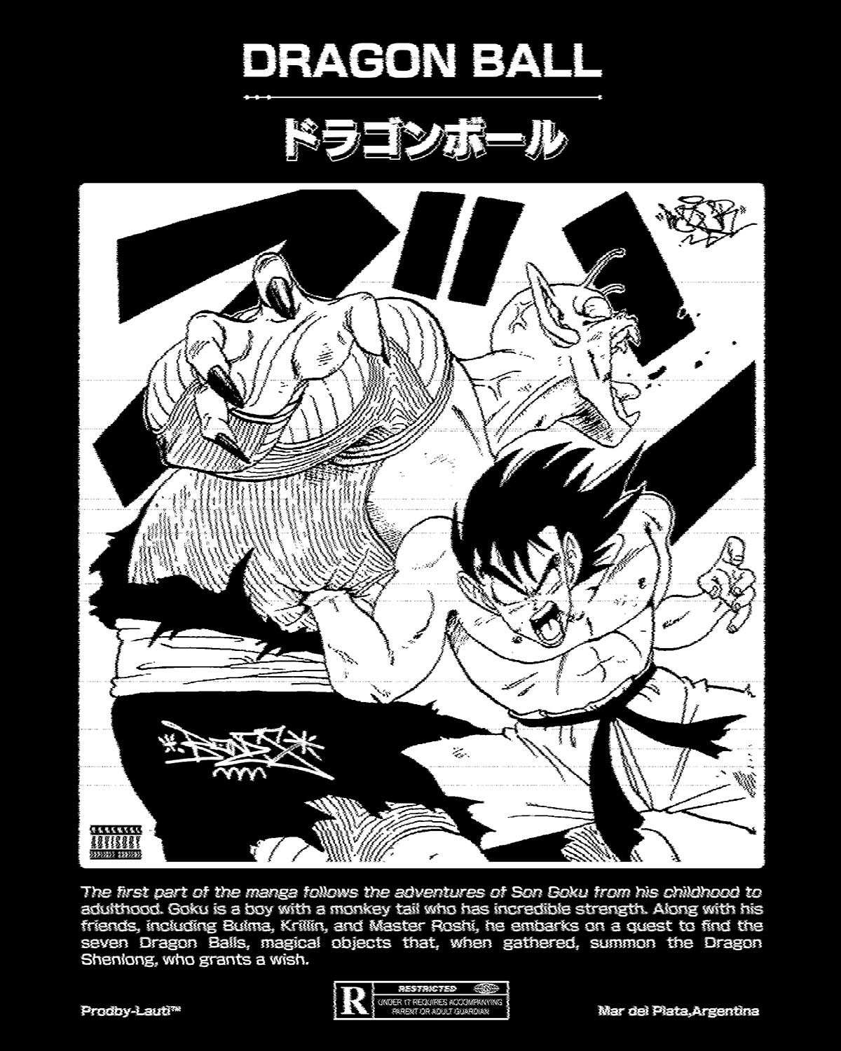 goku Piccolo anime design Graphic Designer dragron ball