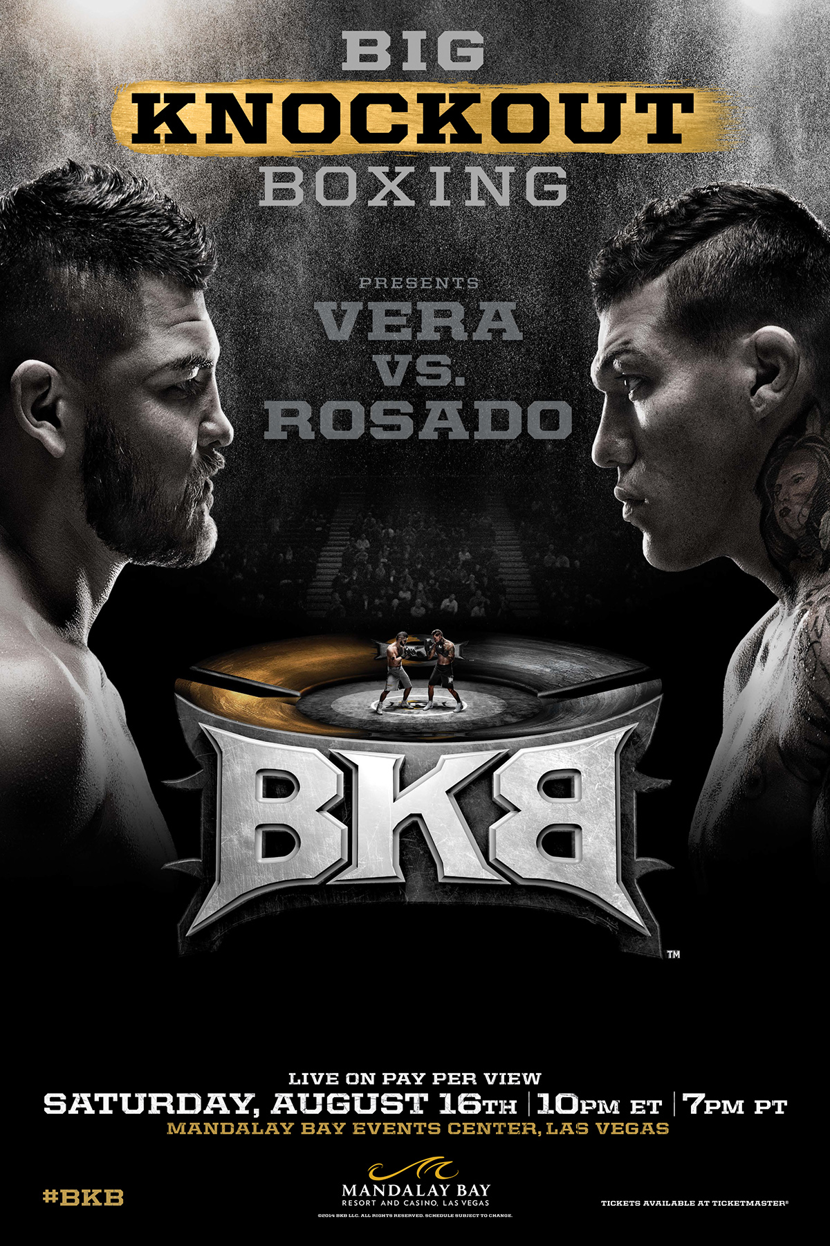 bkb Boxing fight Las Vegas Event casino vera rosado Gabriel Bryan knockout big Addressable targeted ad
