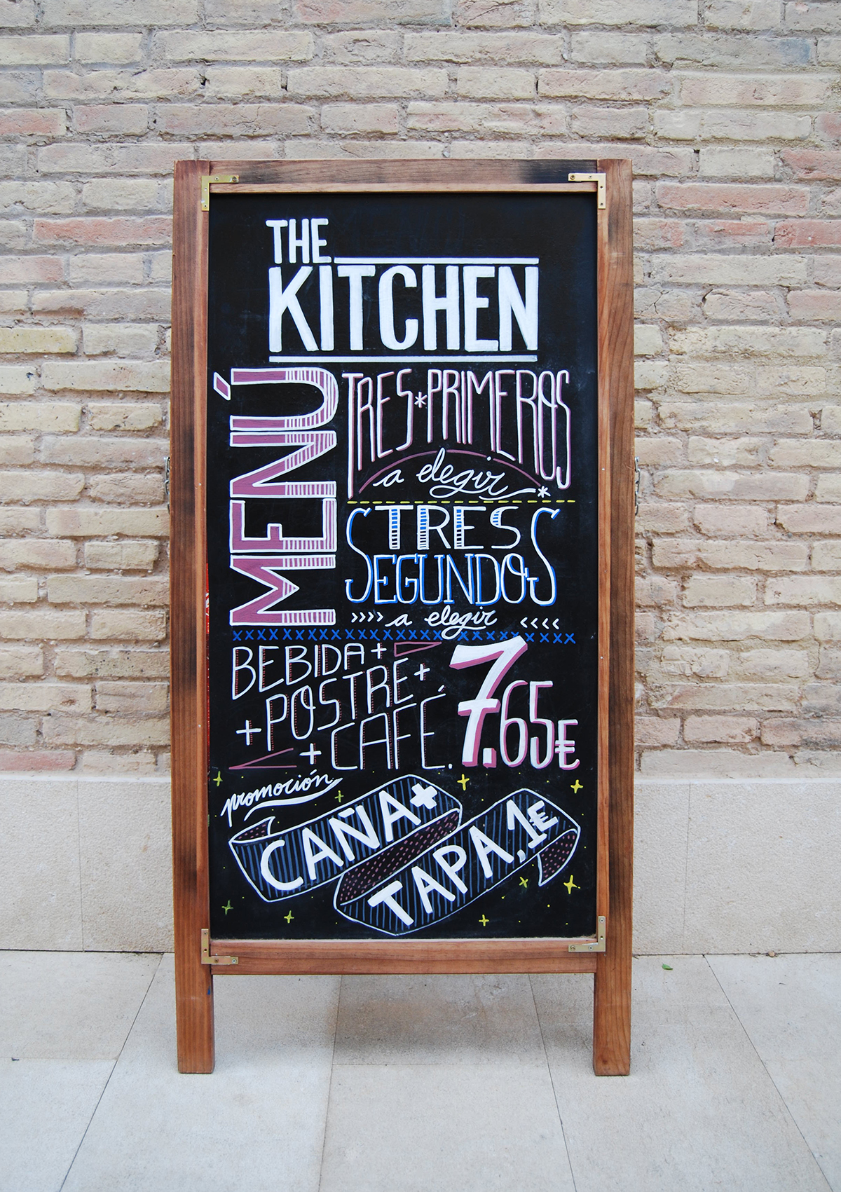 lettering handmade blackboard Board pizarra tipografia diseño tiza chalck kitchen restaurant Coffee naves sign rótulo
