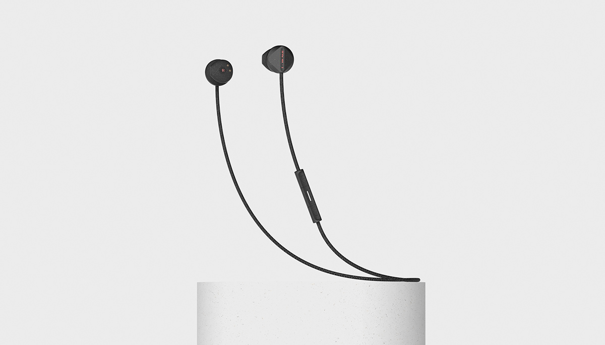 headphones Earbuds speaker Wearable Audio music product design  portable speaker industrial design  TECHWEAR