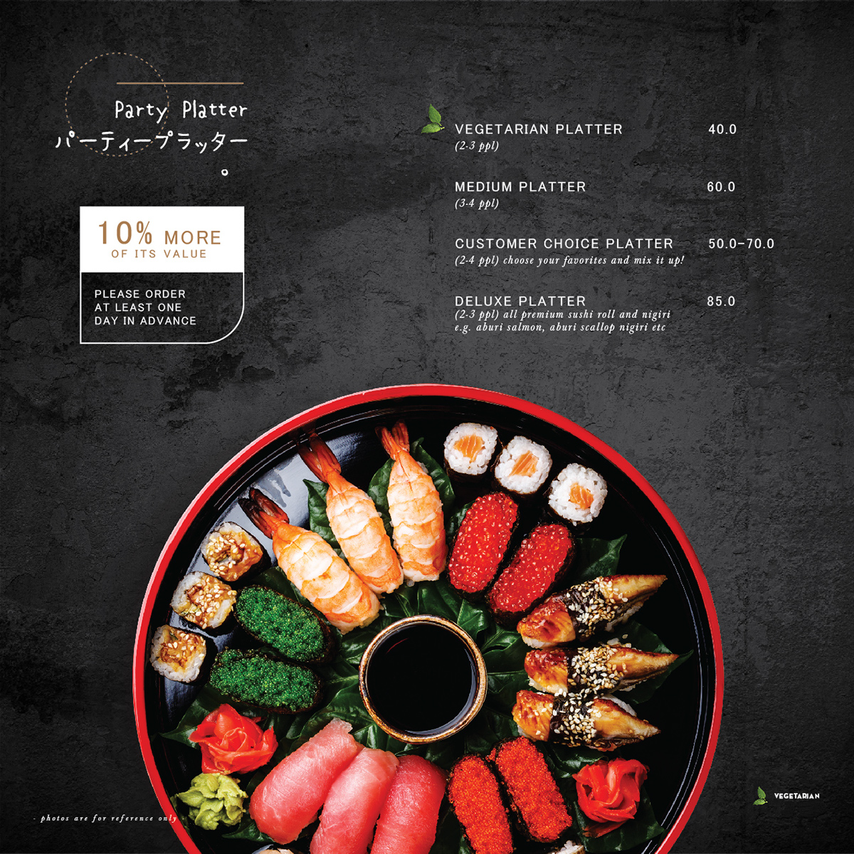 Oi Sushi / Menu Rebranding.