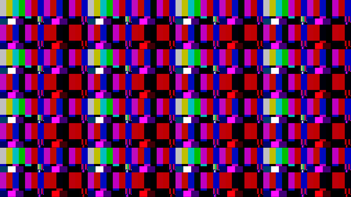 glitch art psychedelic fractal color-bars calibration Color Channels opt-art