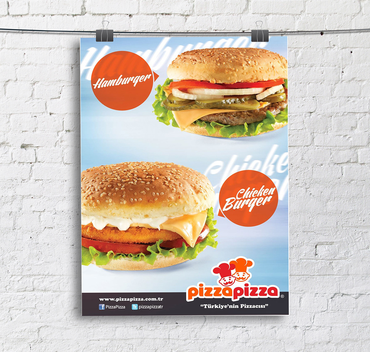 Fast food poster Icon