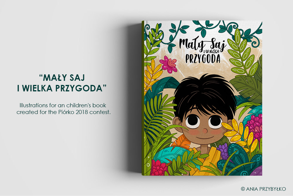 children illustrations ILLUSTRATION  ILUSTRACJE książka piórko2018 book contest colorful jungle