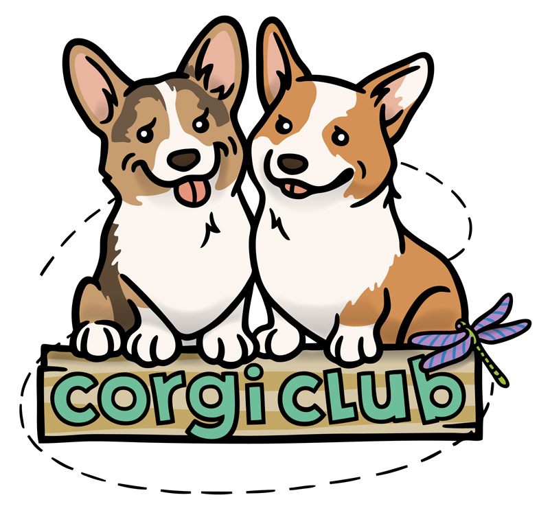 Corgi corgi club logo pembroke welsh corgi