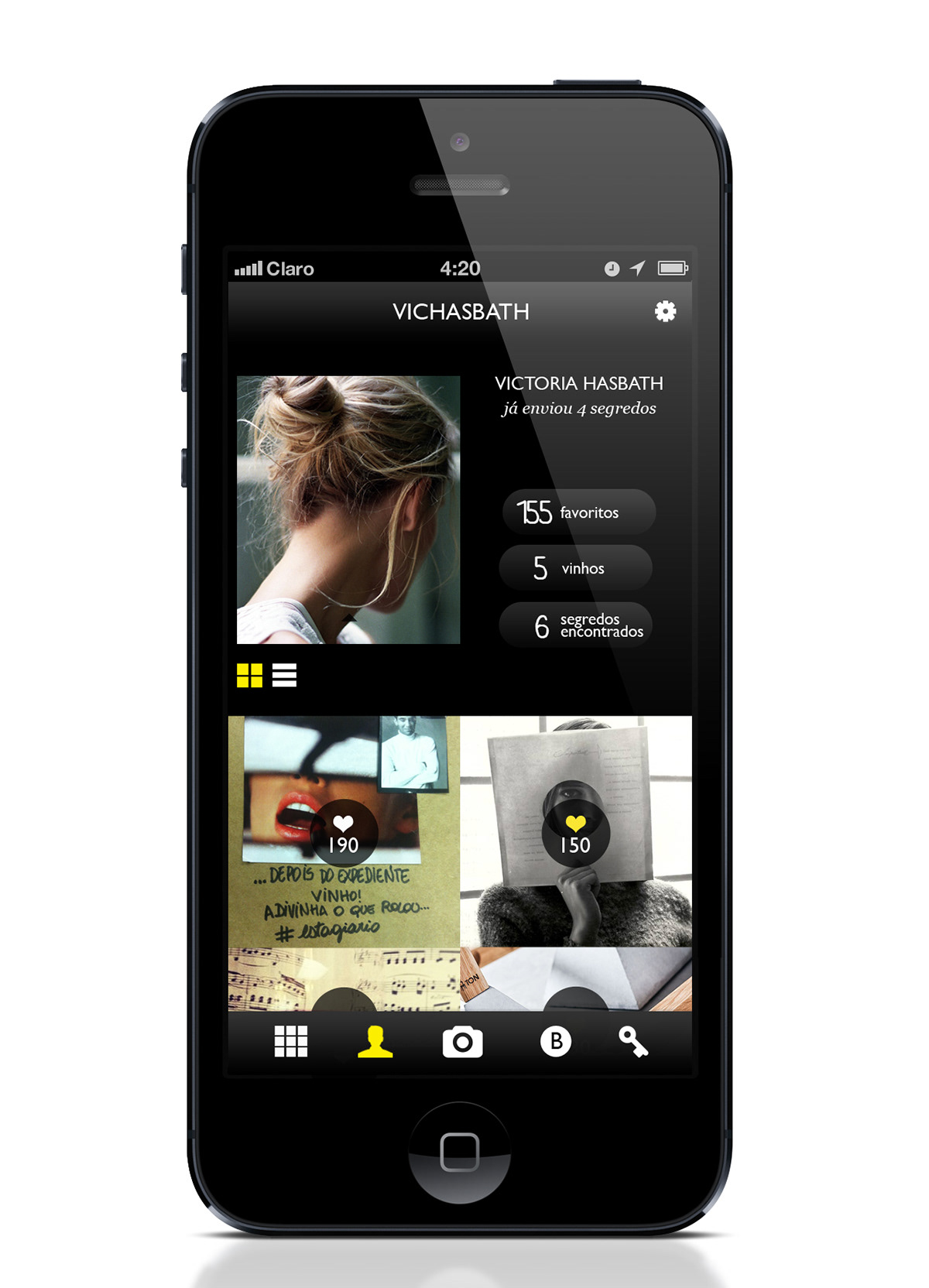 app bebas design Interface aplicativo plataforma Compartilhamento VINHOS