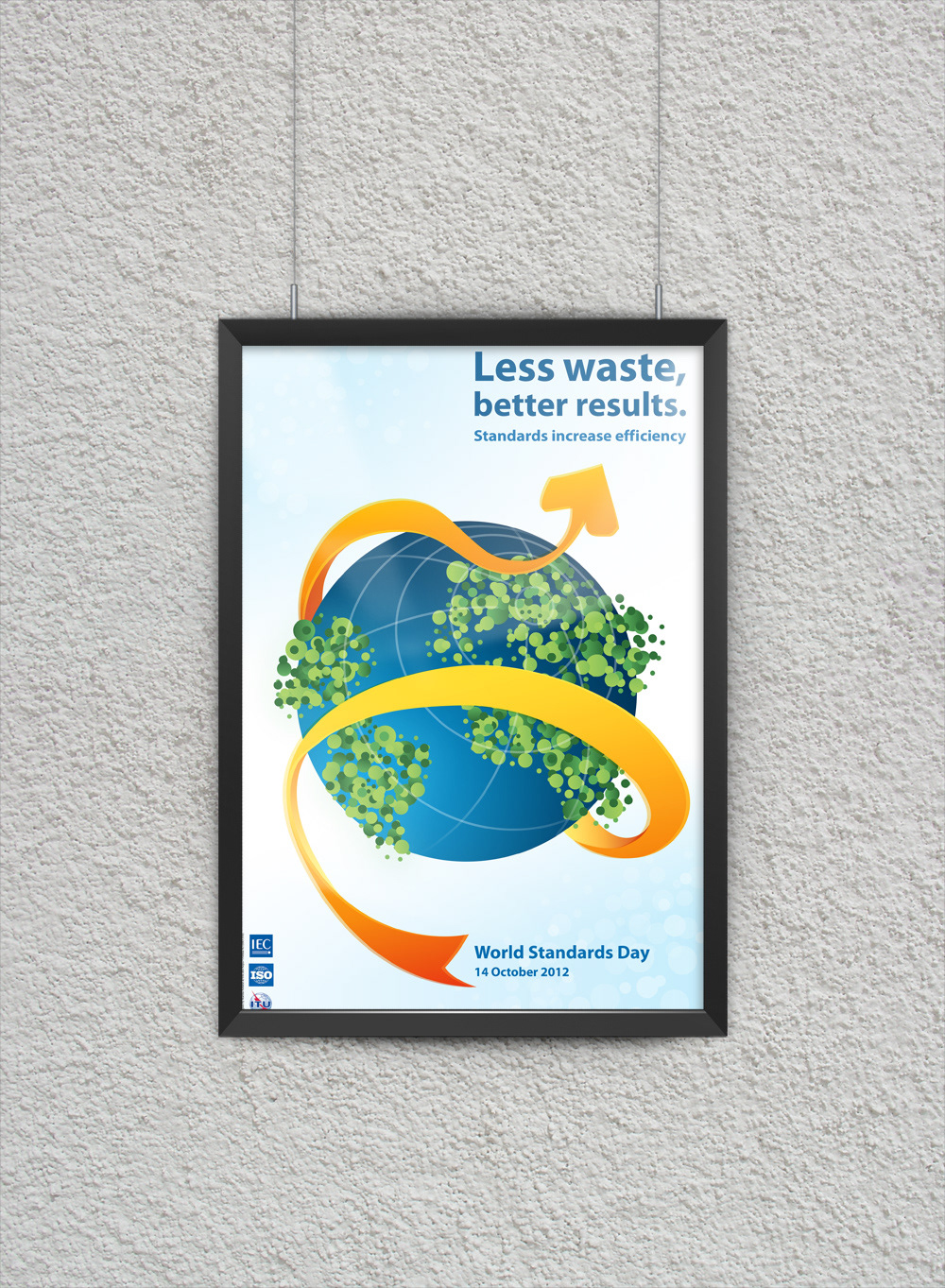cartaz poster mundo sustentabilidade Ilustração