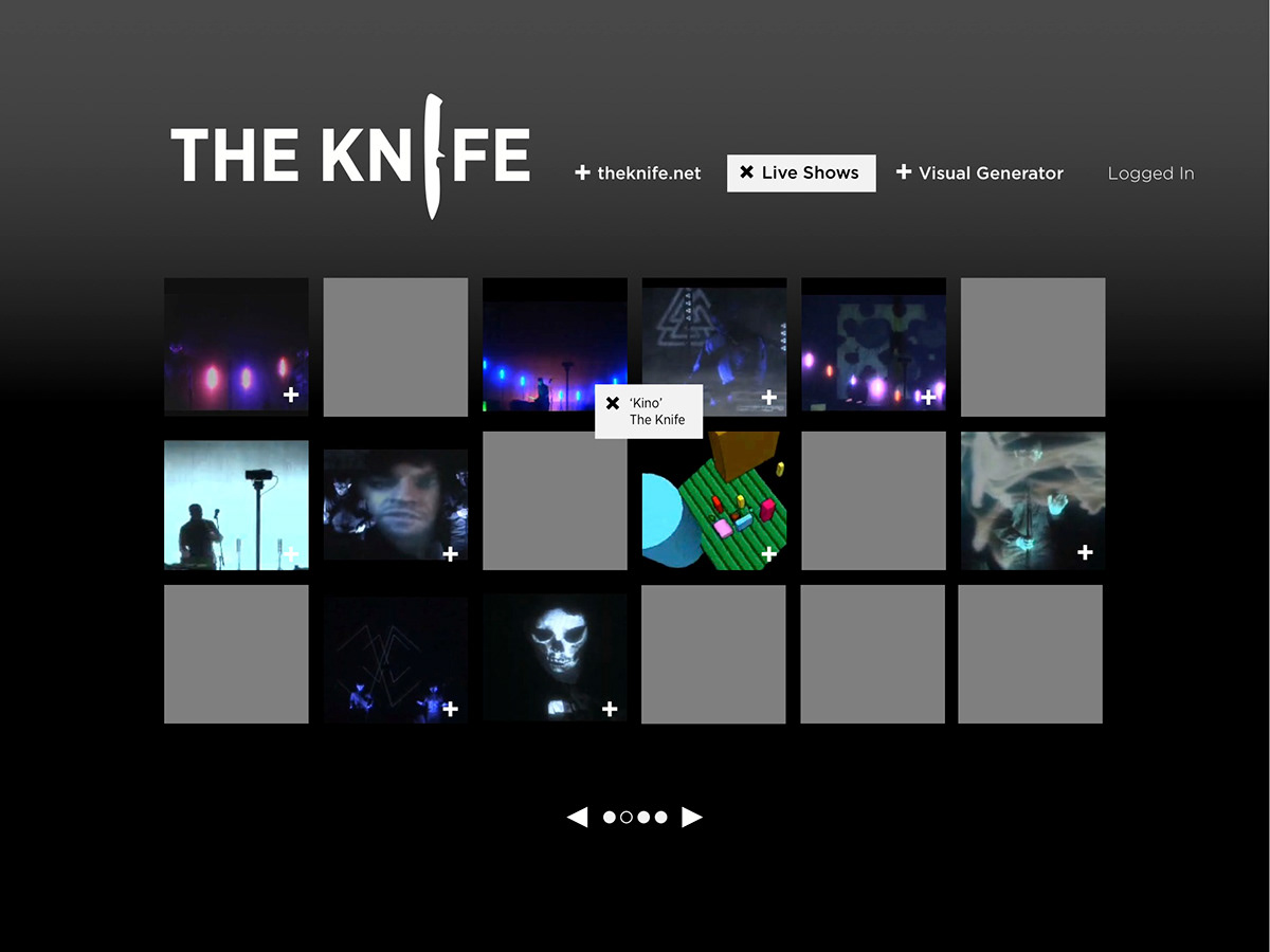 the knife live music Web