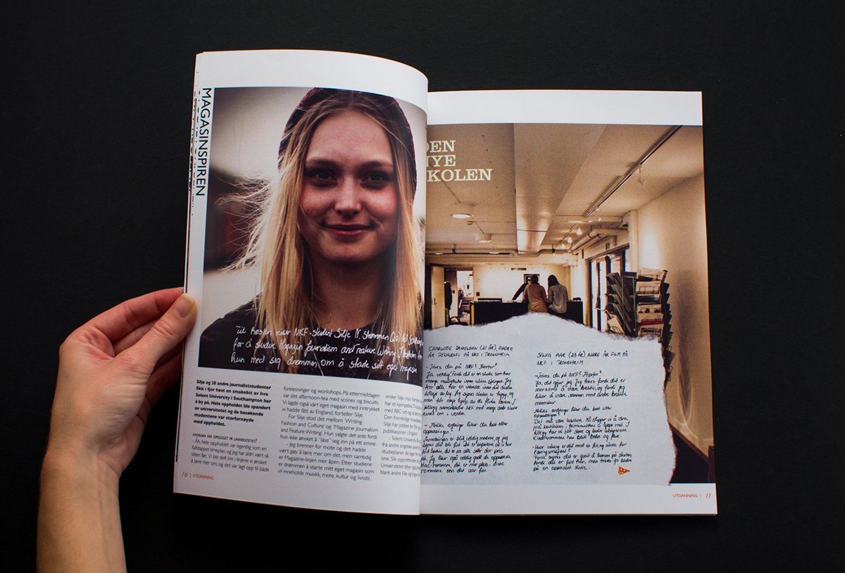 Camilla Camilla Edvardsen magazine Magasin editorial Kreaktiv school student RMIT publication nkh norgeskreativehøyskole