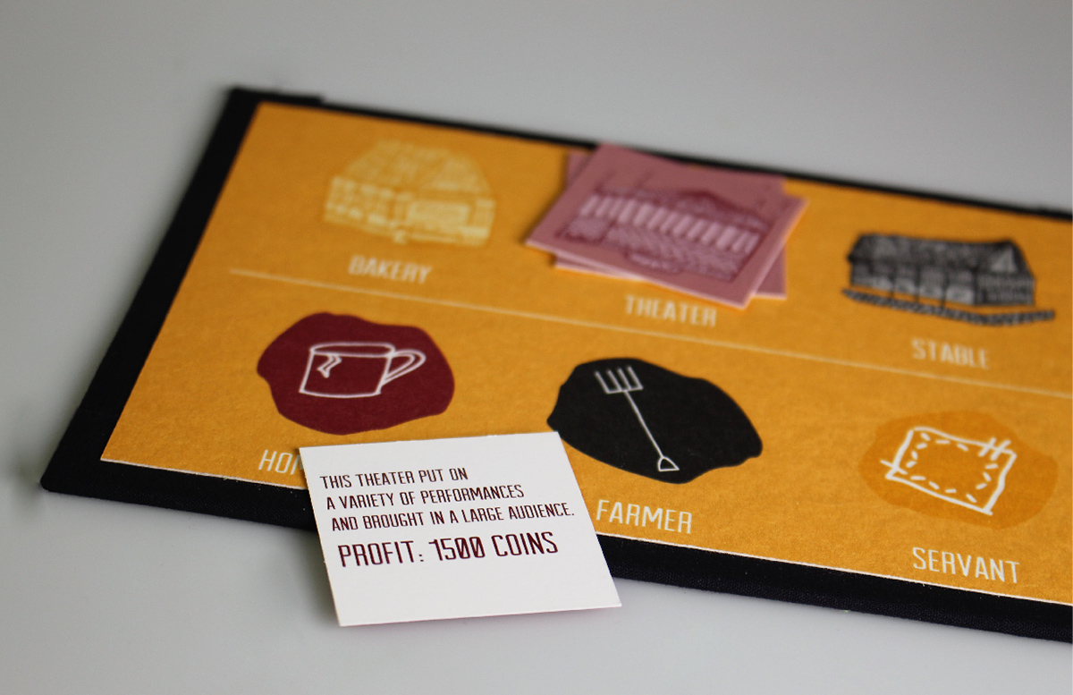 board game HAND LETTERING graphic Board game package design 