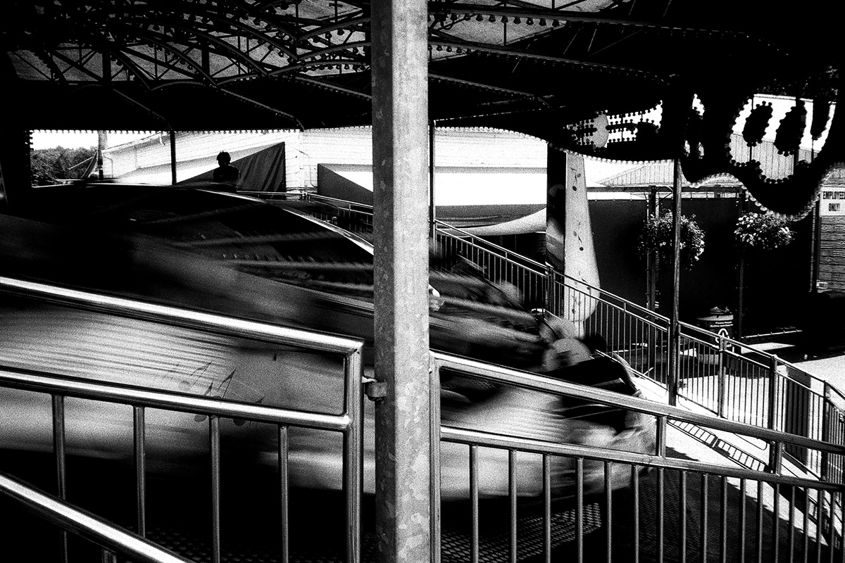 35mm amusement park analog black and white film photography fine art Oregon Photography  street photography olympus xa