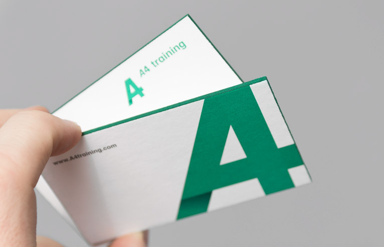 a4 edge painting green person personal White identity letter digit number training school Education finance corporate