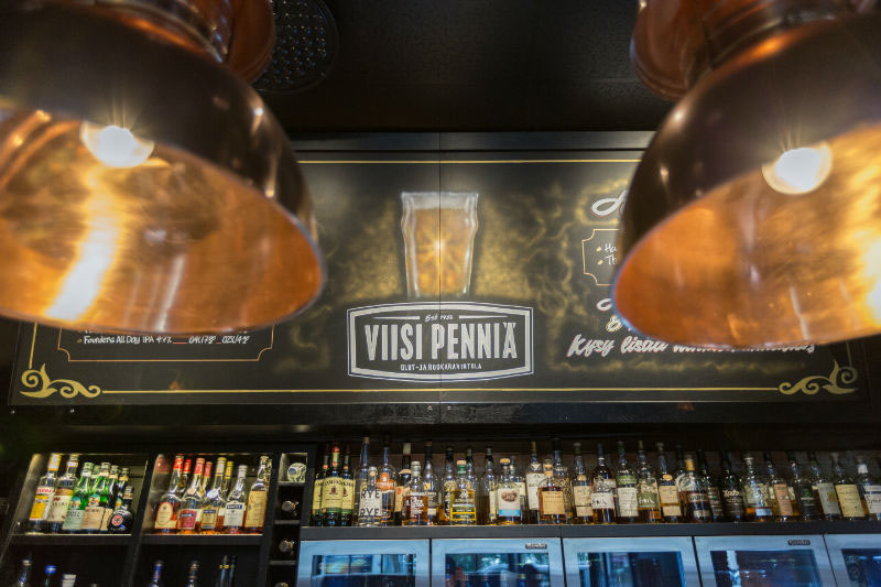 Viisi Penniä restaurant pub brews beer Whiskey