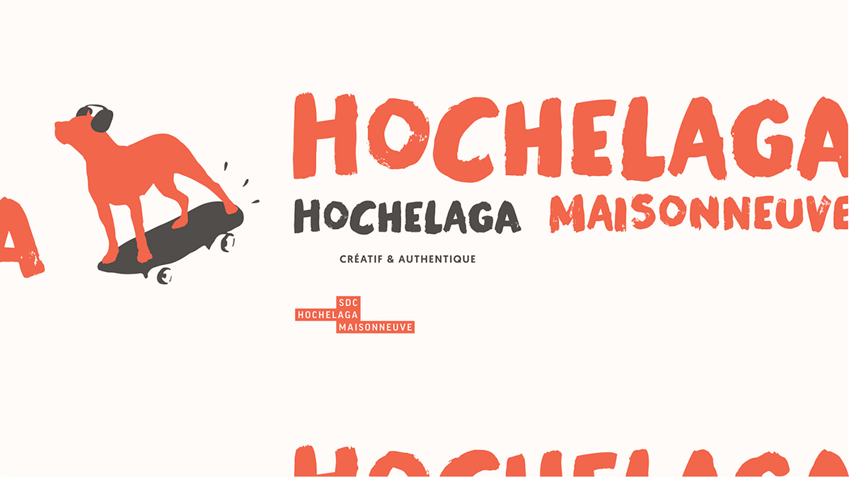 Écorce SDC Hochelaga-Maisonneuve Image de marque design