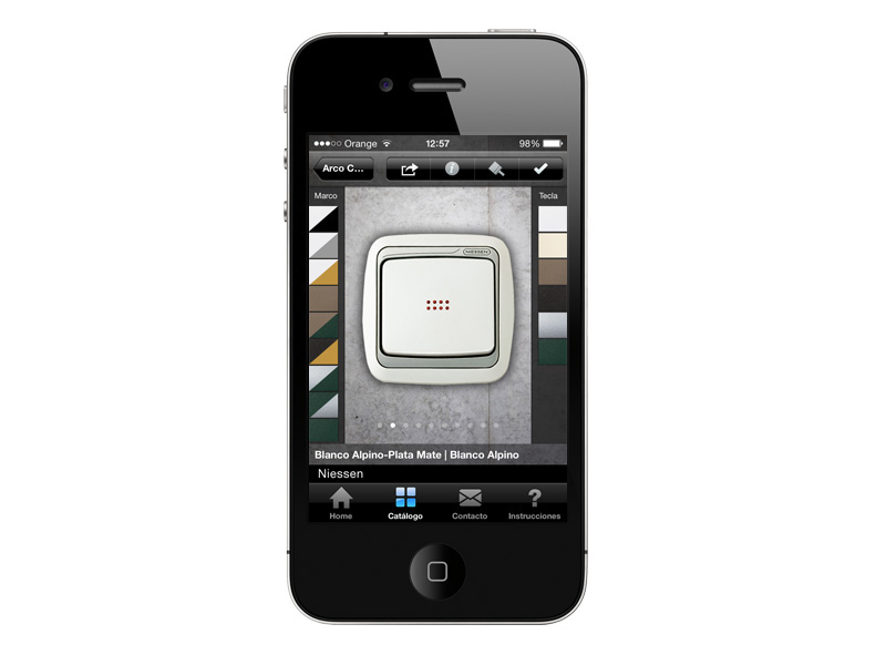 app microsite switch display