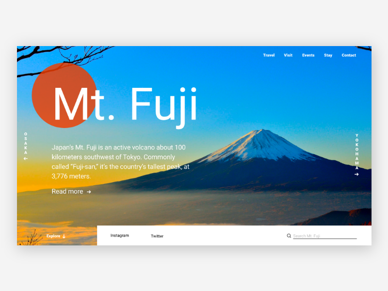 adobe xD UI ux japan Website Web Web Design  branding  minimal