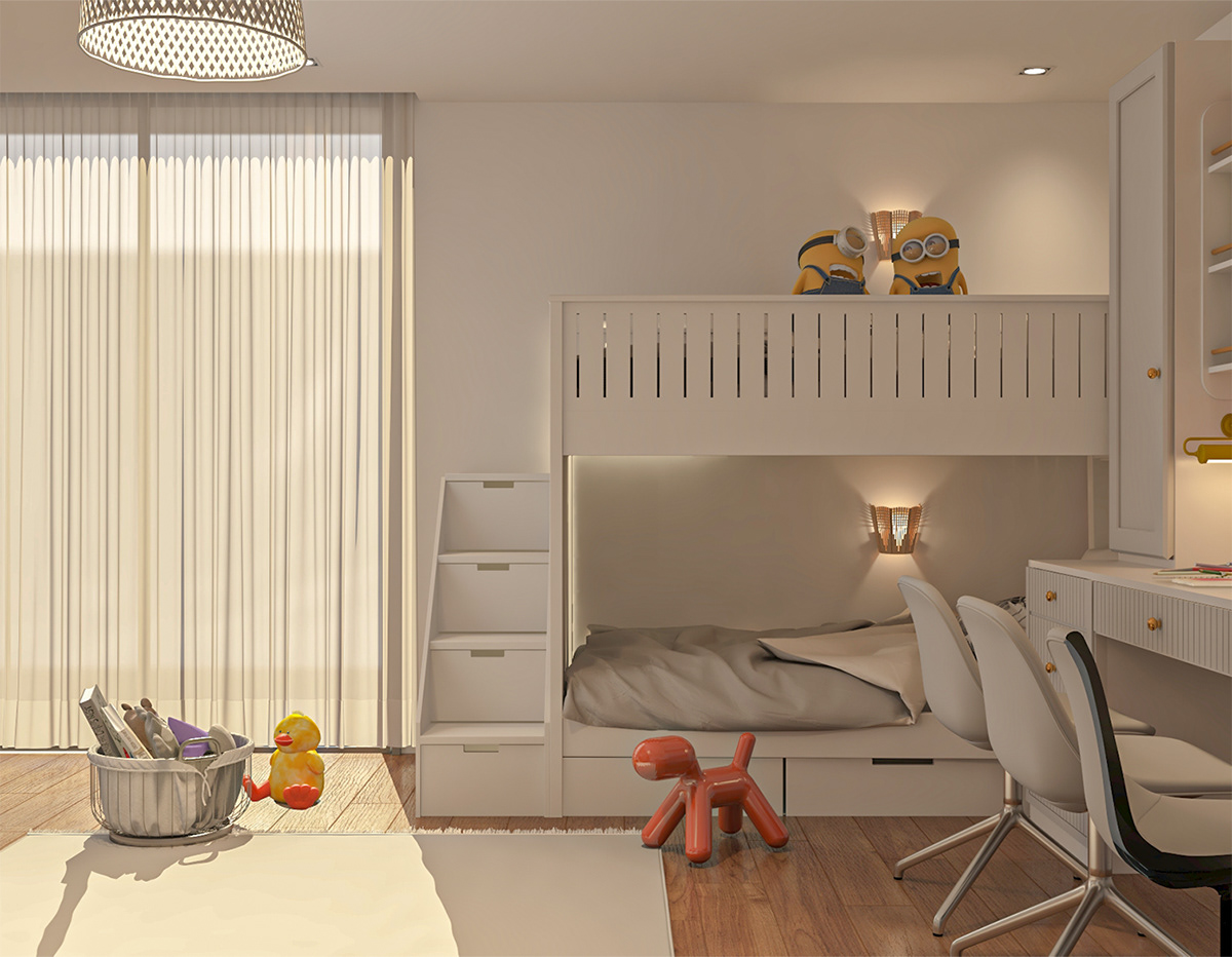 indoor chidren child design Advertising  designer interior design  architecture Render visualization