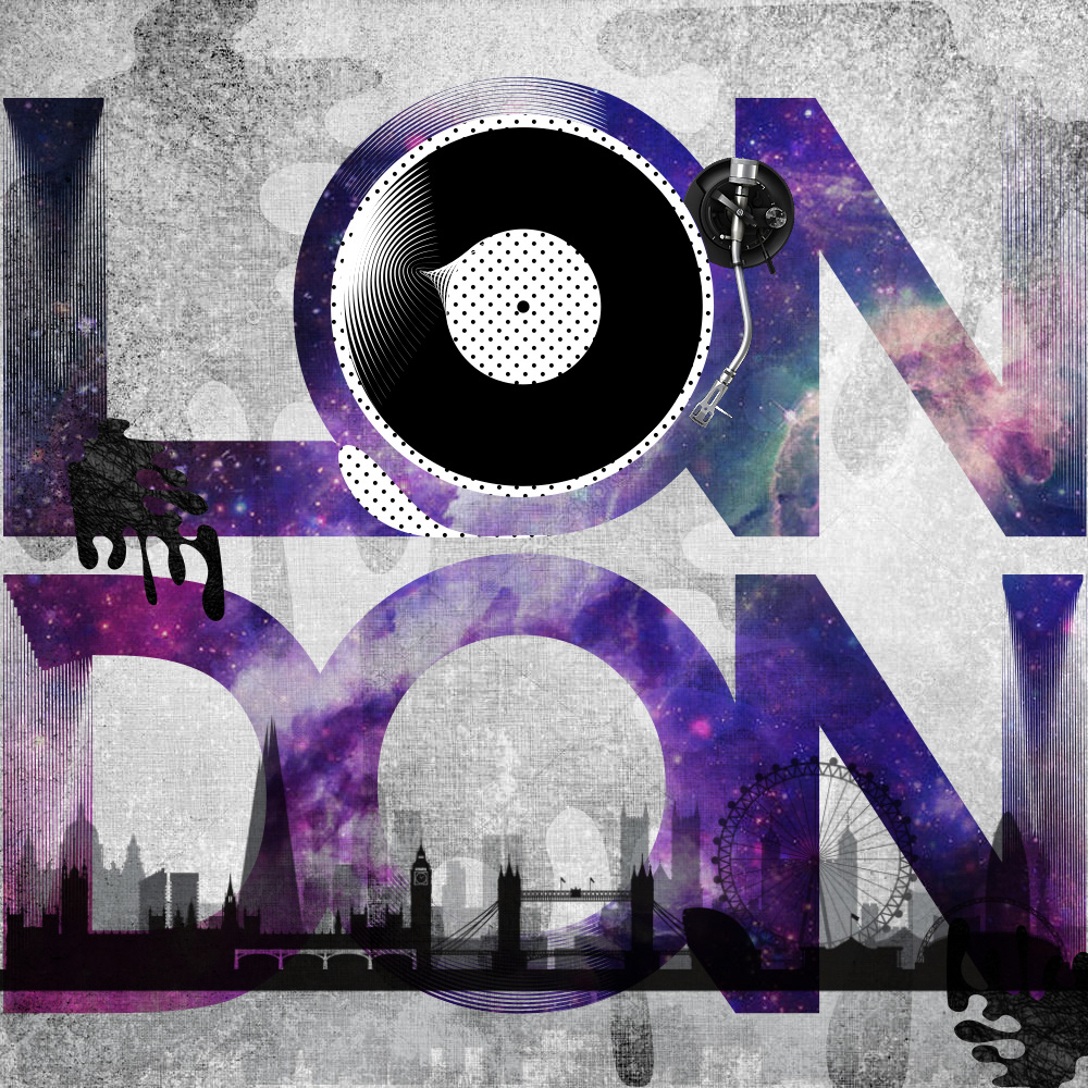 dj graphic design  London music