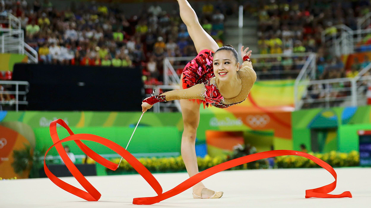 Olympics olimpiadas poster design ILLUSTRATION  gouache photoshop gymnastics