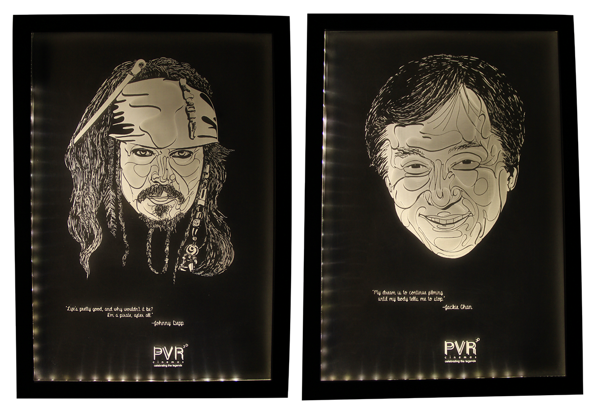 portraits 3D posters pvr Innovative