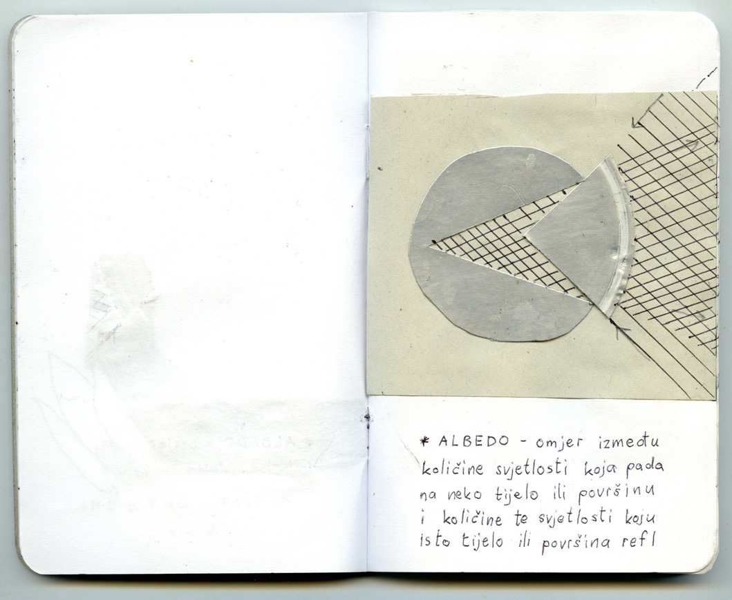 sketchbook ILLUSTRATION  Drawing  collage Metaphysics physics science mixed media