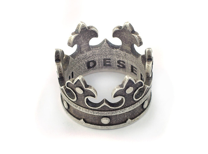 crown king queen silver Shapeways ring Pookas Michael Mueller 3d print 3d printing