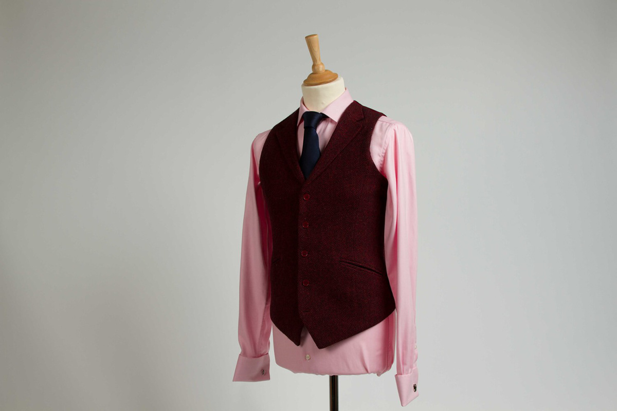 suit jacket Waistcoat harris tweed