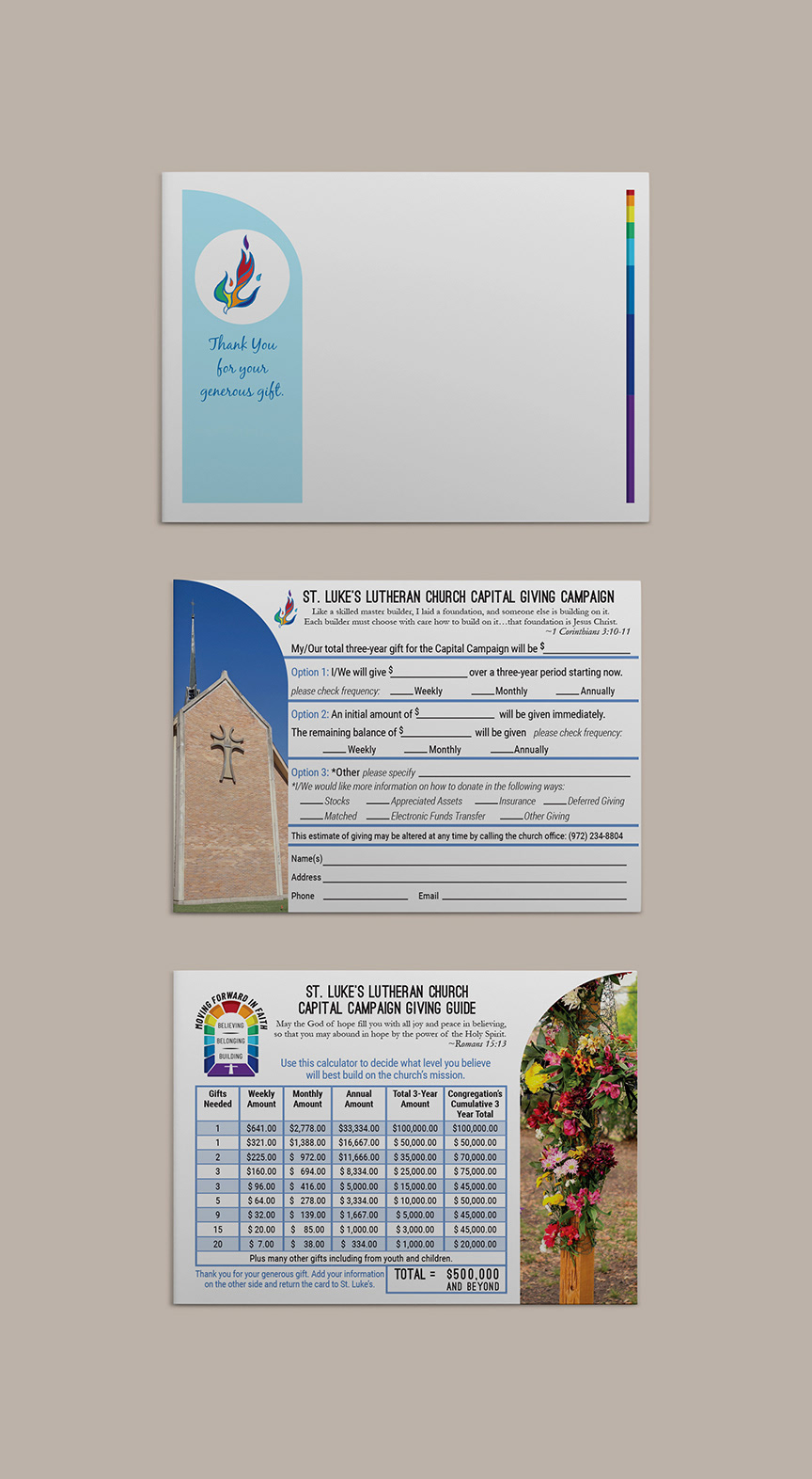 Booklet campaign graphic design  InDesign Layout pledge card