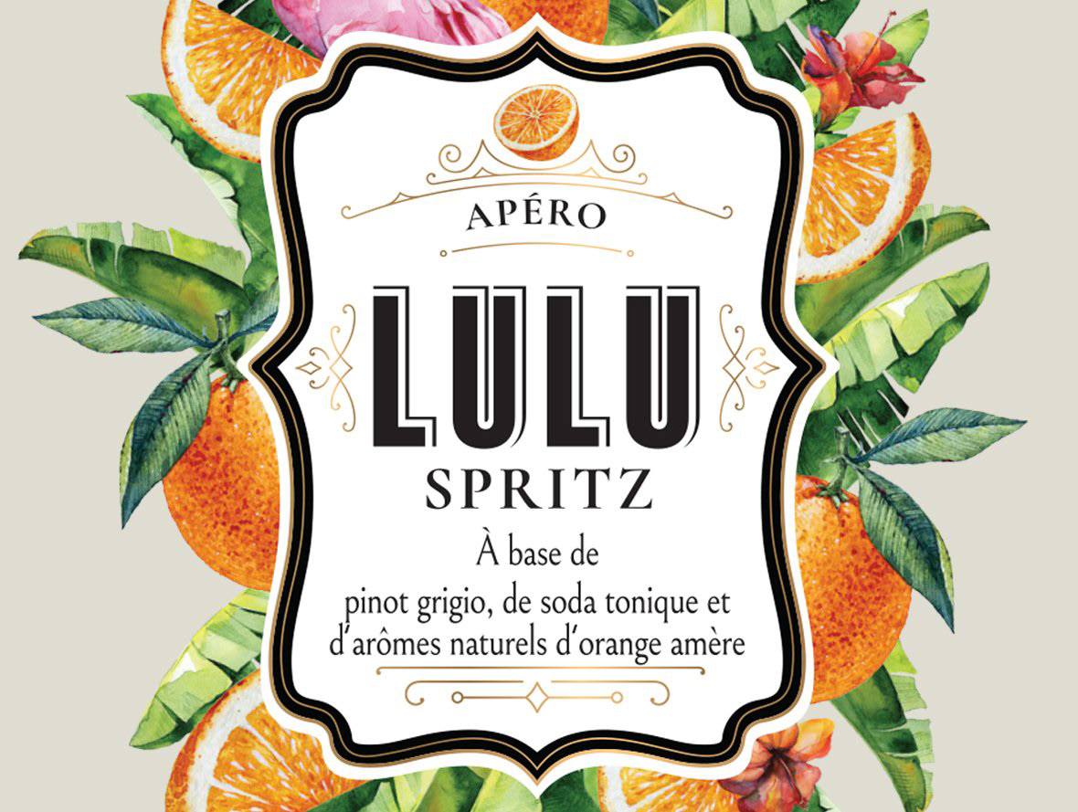 branding  can design eziwine ILLUSTRATION  Label marketing   Packaging Spritz wine