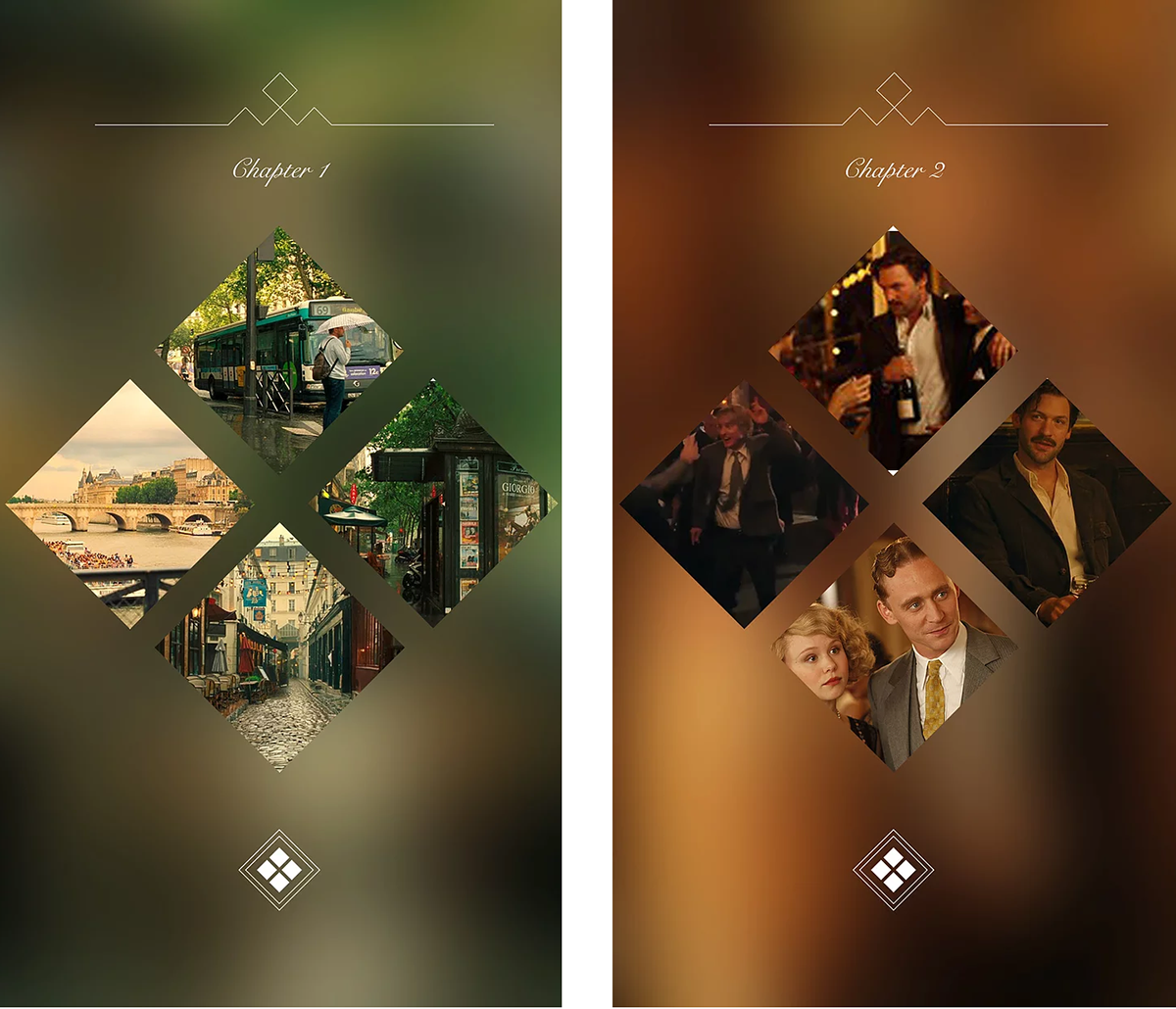 html5 mobile webapp css3 ios woody allen Film Interaction design