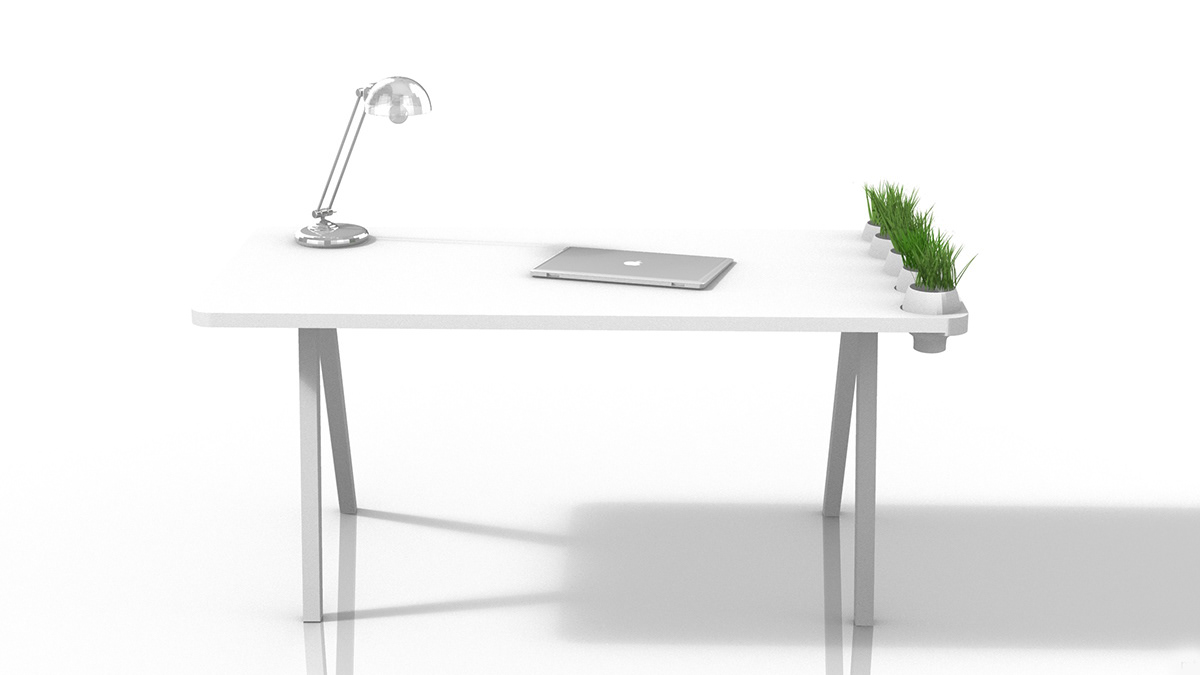 furniture eco clean green pure desk environmental design Sustainable