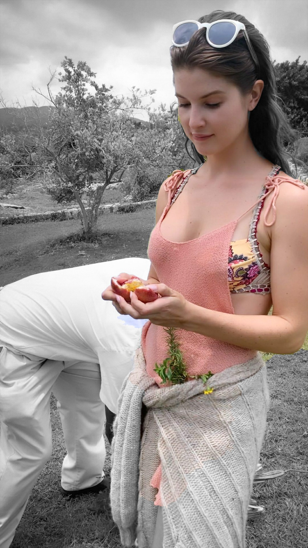 Photography  photoshopmix Amanda Beautiful Cerny girl model pink Sleeveless