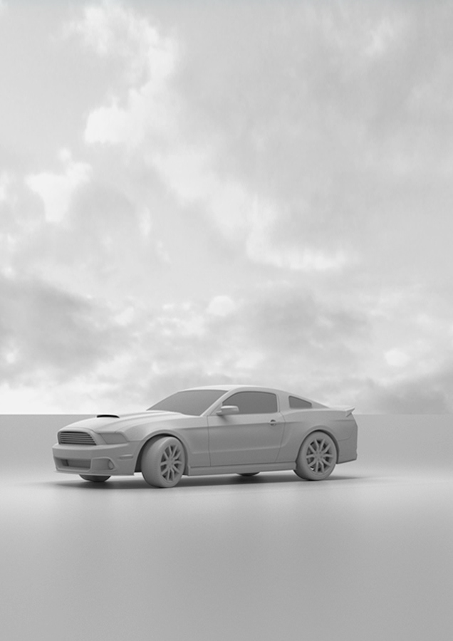 3D CGI automotive   car vakıfbank Engin Altan environment