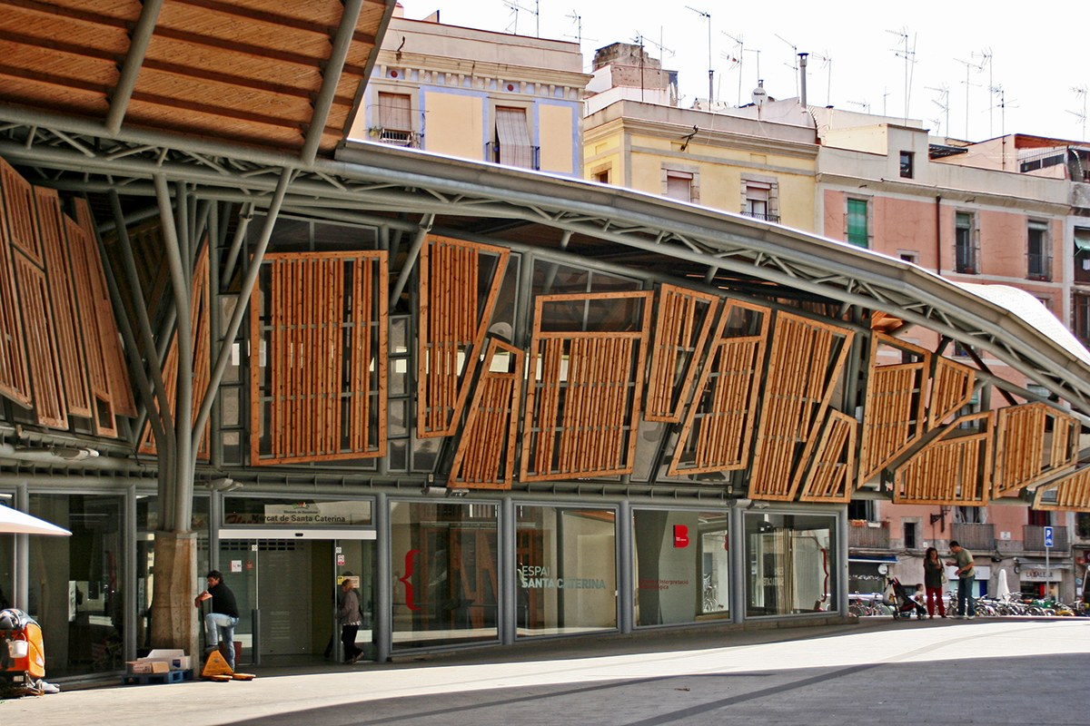 enric miralles Benedetta Tagliabue EMBT market Urban Design public space renovation