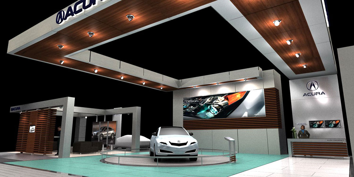 Acura auto show exhibit